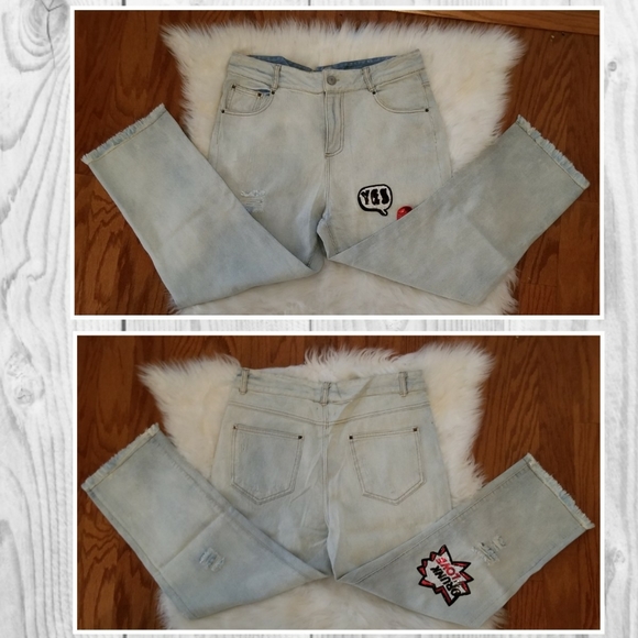 POL CROP NOVELTY JEANS - Picture 14 of 16